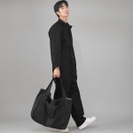 메가 빅사이즈 카고 에코백 MCE-142 데님 블랙 BKS