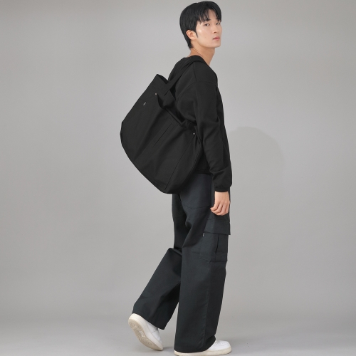 메가 빅사이즈 카고 에코백 MCE-142 블랙 BKS