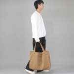 메가 빅사이즈 카고 에코백 MCE-142 카멜 BKS