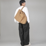 메가 빅사이즈 카고 에코백 MCE-142 카멜 BKS