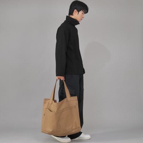 메가 빅사이즈 펜타곤 에코백 MBE-141 카멜 BKS