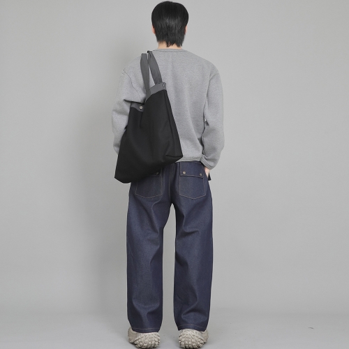 미니멀 빅사이즈 에코백 MBS-122 그레이블랙