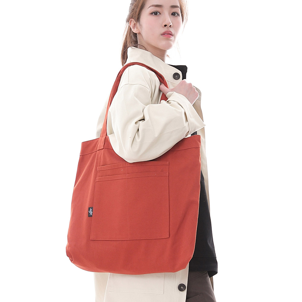심플 빅사이즈 에코백 FLB-102 브릭