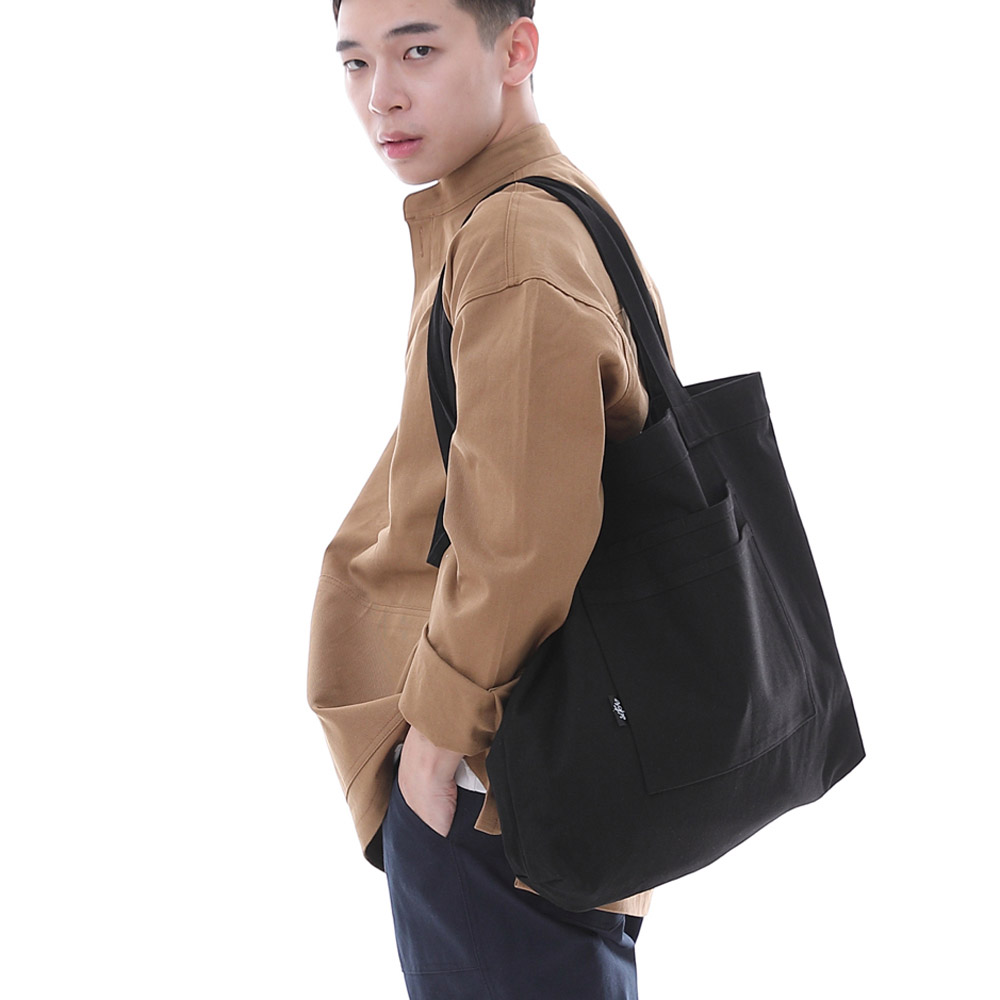 심플 빅사이즈 에코백 FLB-102 블랙