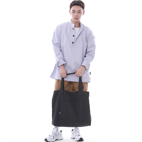 심플 빅사이즈 에코백 FLB-102 차콜