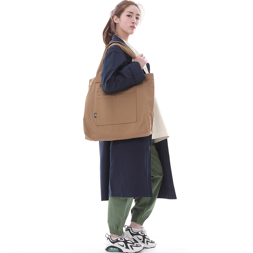 심플 빅사이즈 에코백 FLB-102 카멜