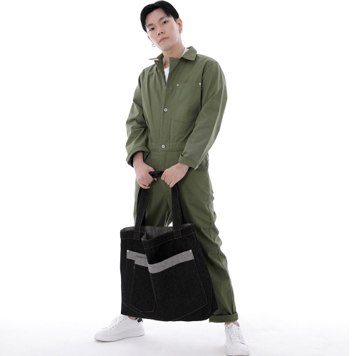 워커앤빌더 메가빅 에코백 WBM-109 데님 블랙 BRS