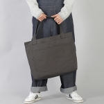 펜타곤 포켓 빅사이즈 에코백 PP-108 차콜