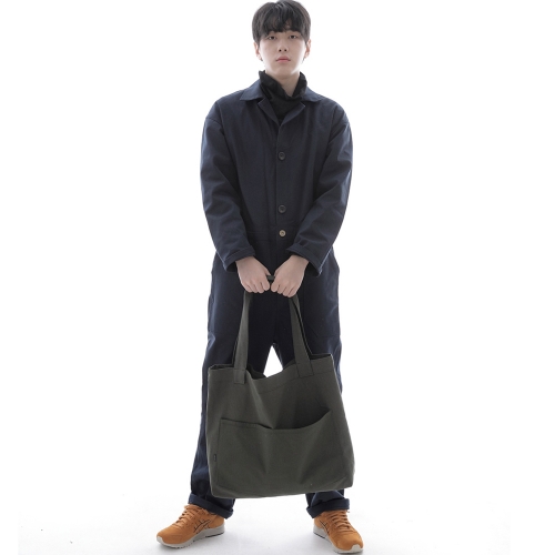 펜타곤 포켓 빅사이즈 에코백 PP-108 카키