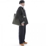 펜타곤 포켓 빅사이즈 에코백 PP-108 카키