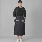멀티포켓 롱스커트 7PLS-1308 데님 내추럴인디고