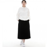 와이드돔 하프밴드 롱스커트 WDH-1303 블랙