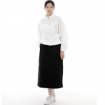 와이드돔 하프밴드 롱스커트 WDH-1303 블랙