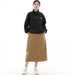 와이드돔 하프밴드 롱스커트 WDH-1303 카멜