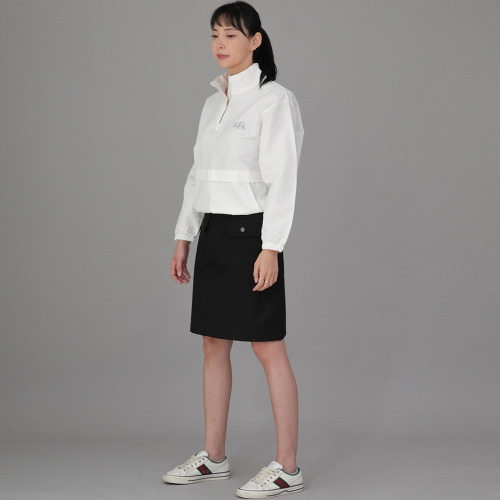 프런트앤백 커버포켓 밴딩스커트 FCM-1307 블랙