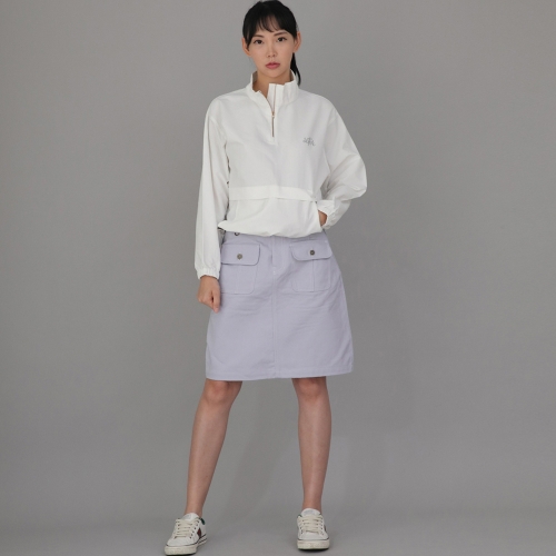 프런트앤백 커버포켓 밴딩스커트 FCM-1307 라이트퍼플