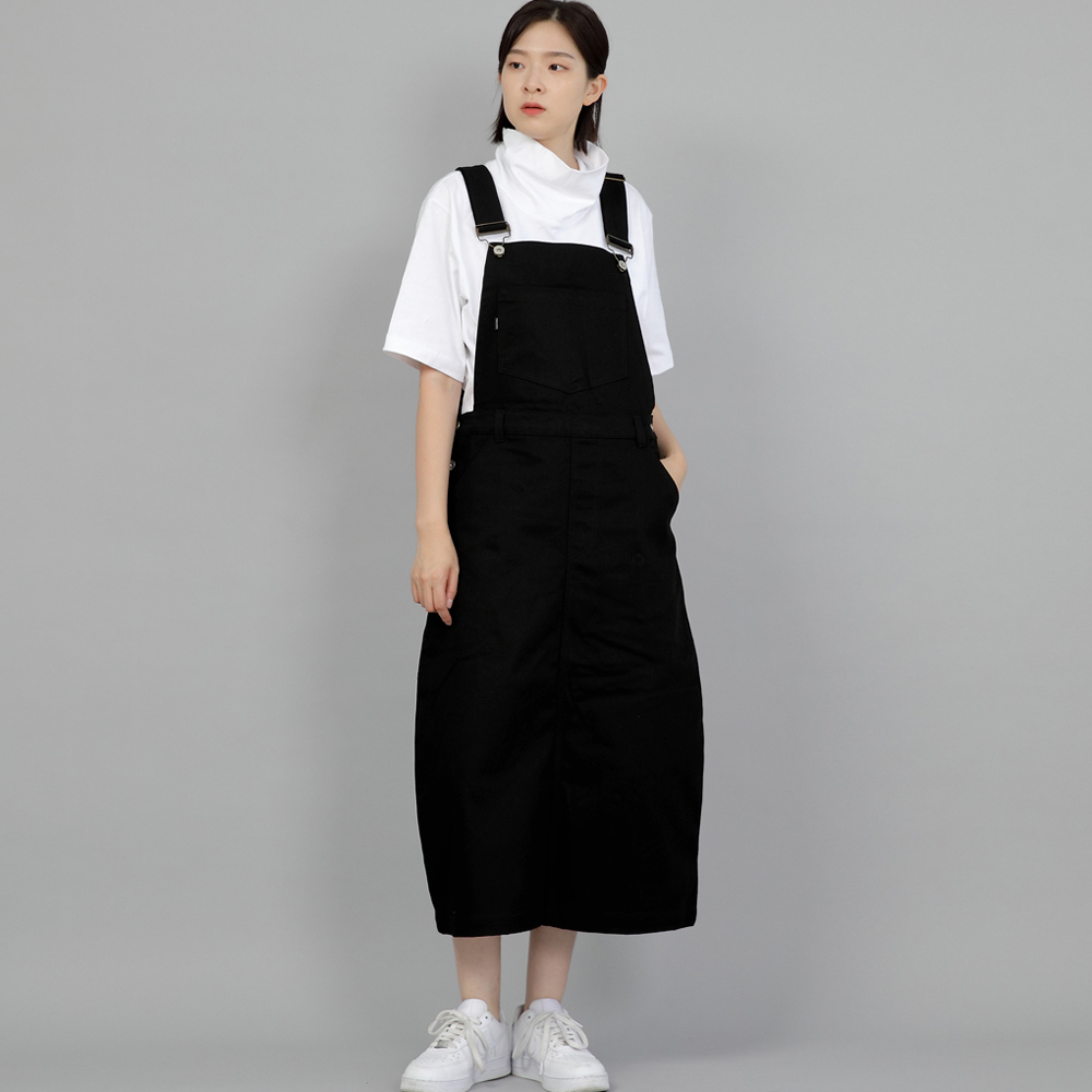 와이드돔 오버롤스커트 WDS-611 블랙