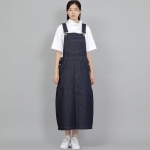 와이드돔 오버롤스커트 WDS-611 데님 인디고 BRS
