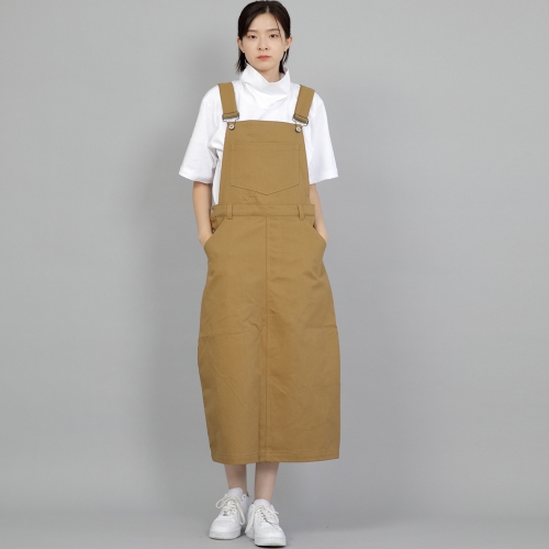 와이드돔 오버롤스커트 WDS-611 카멜