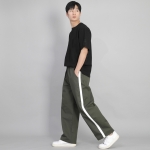 화이트 사이드라인 EX 와이드 팬츠 PLW-341 카키