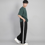 화이트 사이드라인 EX 와이드 팬츠 PLW-341 블랙