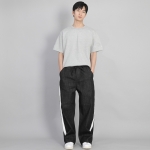 화이트 사이드라인 EX 와이드 팬츠 PLW-341 데님 블랙 BKS