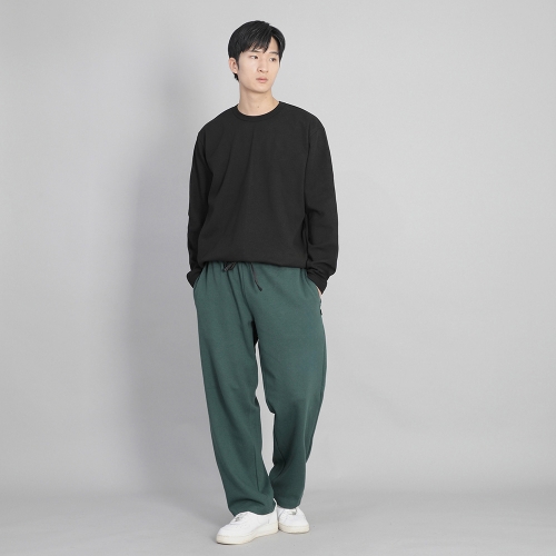 와이드 무지 트레이닝 팬츠 SWP-372 다크그린