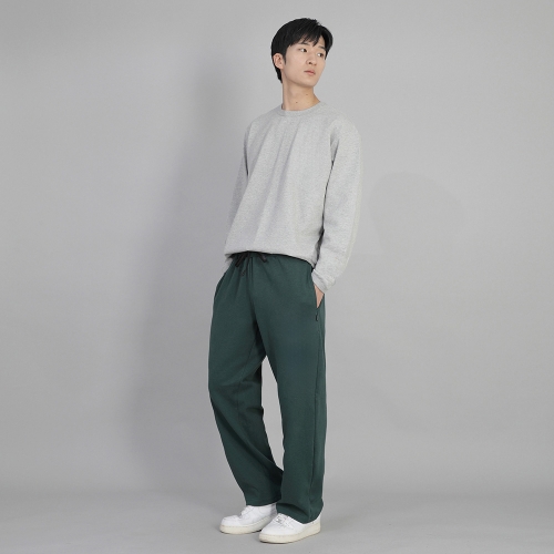 와이드 무지 트레이닝 팬츠 SWP-372 다크그린