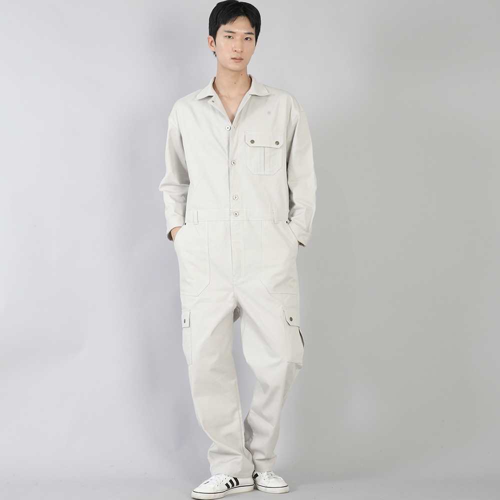 헤리티지 미케닉 카고 점프슈트 HMC-528 라이트실버