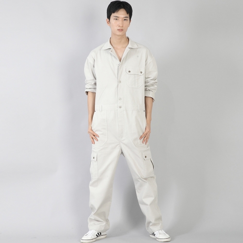 헤리티지 미케닉 카고 점프슈트 HMC-528 라이트실버