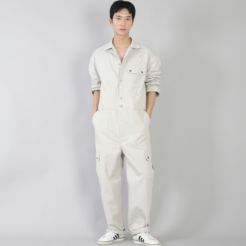 헤리티지 미케닉 카고 점프슈트 HMC-528 라이트실버