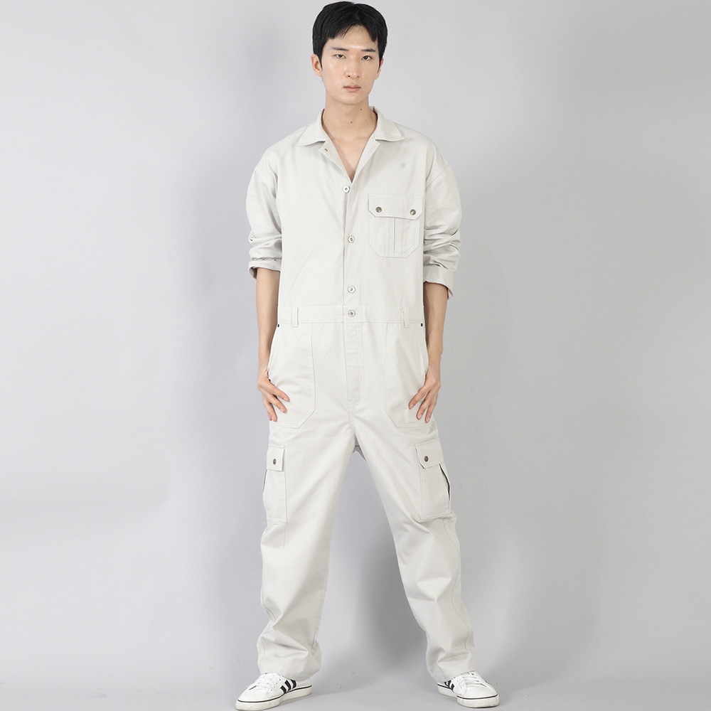 헤리티지 미케닉 카고 점프슈트 HMC-528 라이트실버
