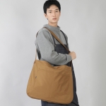 라운드 볼륨 펜타곤포켓 크로스 에코백 RVP-150 카멜
