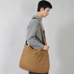 라운드 볼륨 펜타곤포켓 크로스 에코백 RVP-150 카멜