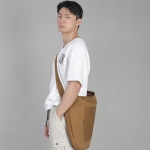 라운드 볼륨 카고포켓 크로스 에코백 RVR-149 카멜