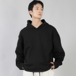 미니멀 오버핏 후드티 MOH-867 블랙