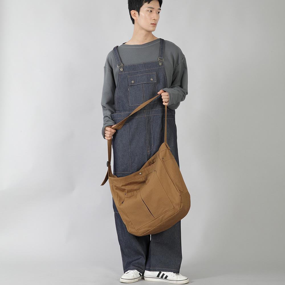 버클스크랩 카고 메일 크로스 에코백 BCM-158 카멜