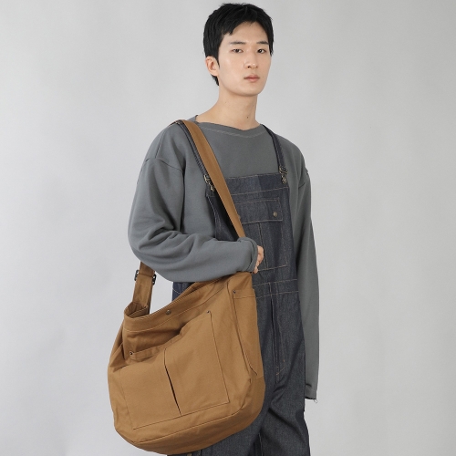 버클스크랩 카고 메일 크로스 에코백 BCM-158 카멜