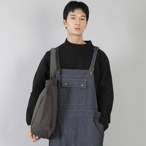 빅볼륨 리벳 펜타곤 에코백 BRP-157 차콜