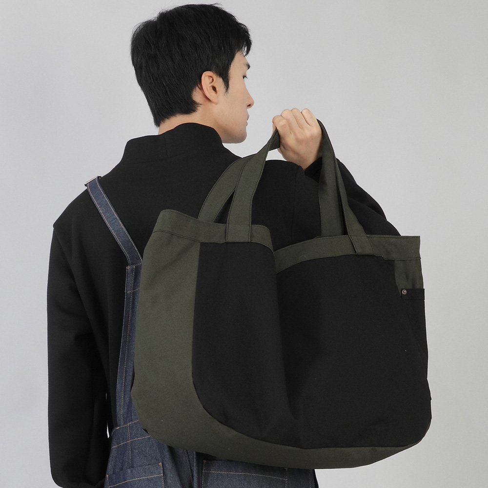 자이언트 벌크 에코백 GBE-156 카키블랙