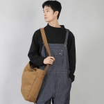 빅볼륨 리벳 펜타곤 크로스 에코백 BRP-155 카멜