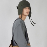 더블스트랩 패딩 무지 트루퍼햇 DSP-1503 카키