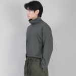 무지 폴라넥 긴팔티셔츠 PPL-884 슬레이트 그레이