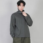 무지 폴라넥 긴팔티셔츠 PPL-884 슬레이트 그레이