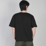 무지 V넥 반팔티셔츠 VSR-881 블랙