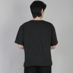 무지 R넥 반팔티셔츠 RSR-880 블랙