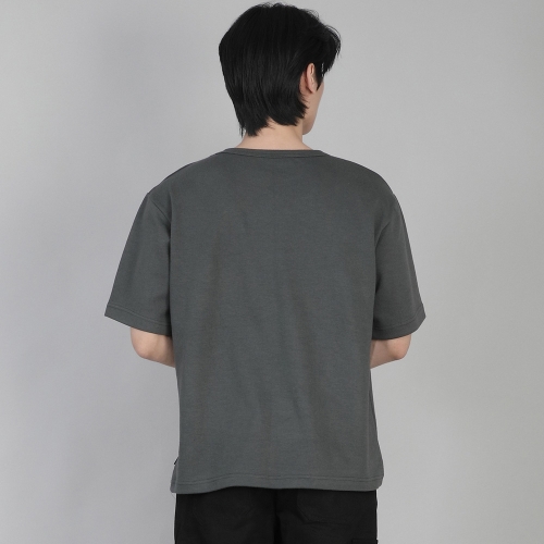 무지 R넥 반팔티셔츠 RSR-880 슬레이트 그레이