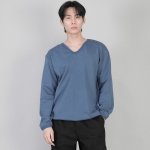 무지 V넥 스웨트셔츠 RVS-874 이집션 블루
