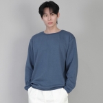무지 R넥 스웨트셔츠 RRS-873 이집션 블루
