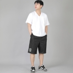 V넥 무지 반팔티 BVS-823 화이트